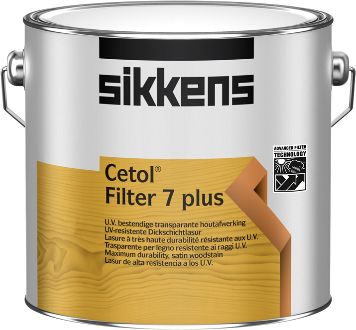 Sikkens Cetol Filter 7 Plus (Dickschichtlasur), Eiche Hell, 2,5l