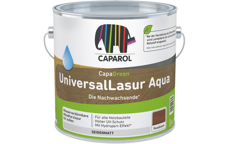 Caparol - CapaGreen UniversalLasur Aqua, Farblos, 750ml
