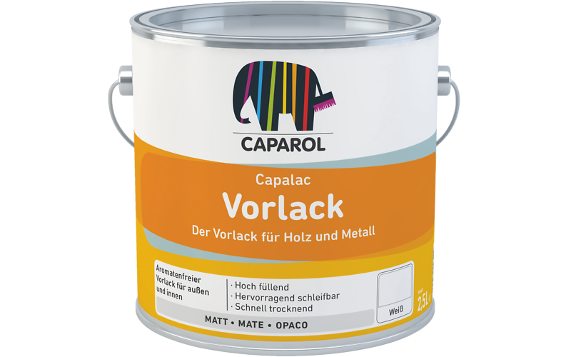 Caparol - Capalac Vorlack, weiß, 2,5l