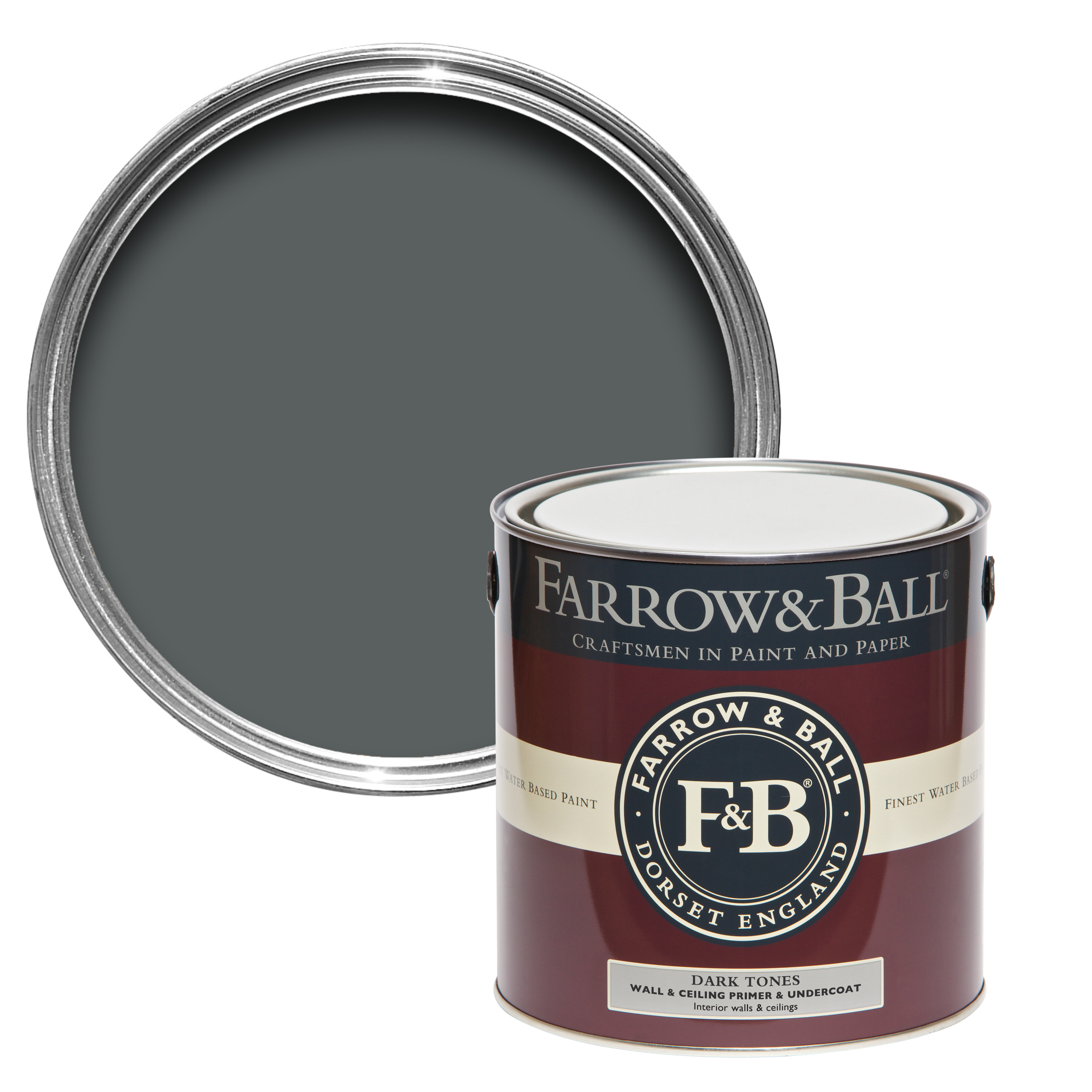 Farrow & Ball - Metal Primer & Undercoat - Dark Tones - 750ml